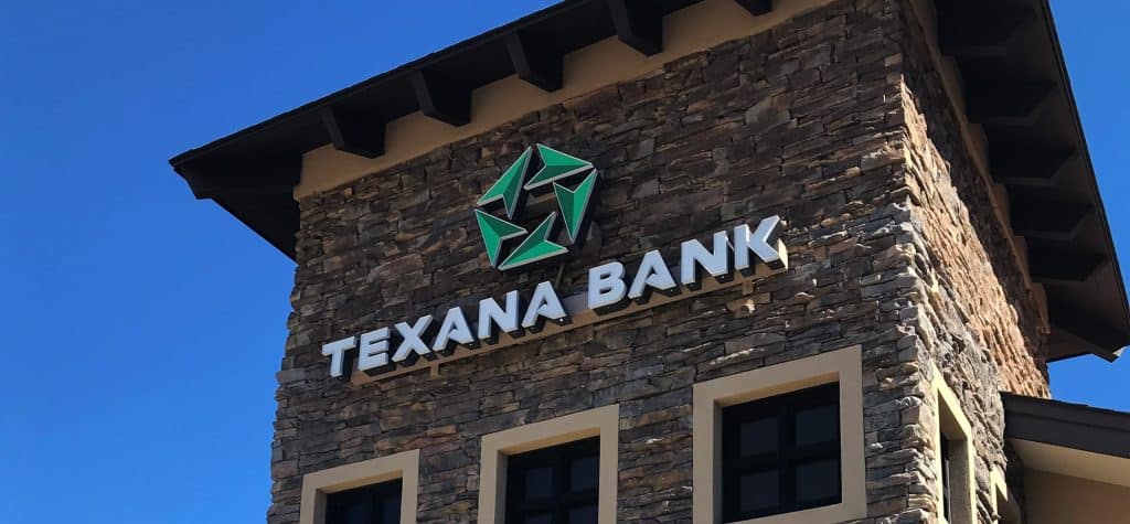 Texana Signage on Building