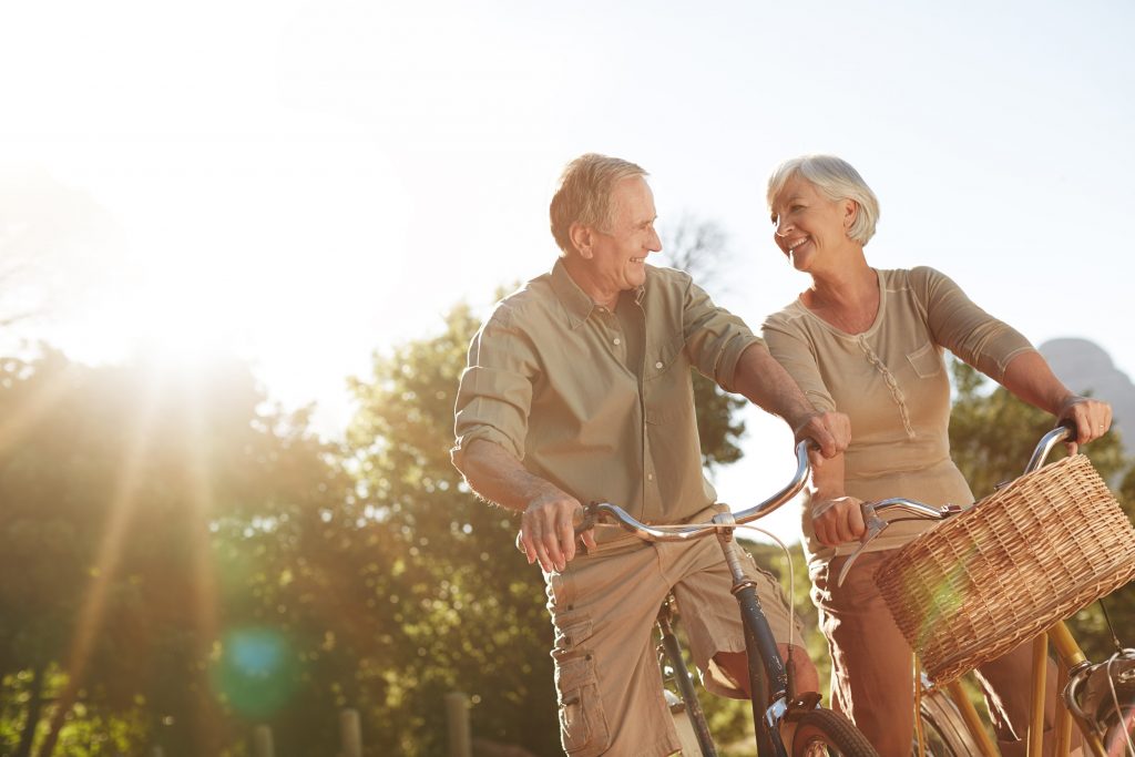 Couple on Bicycles